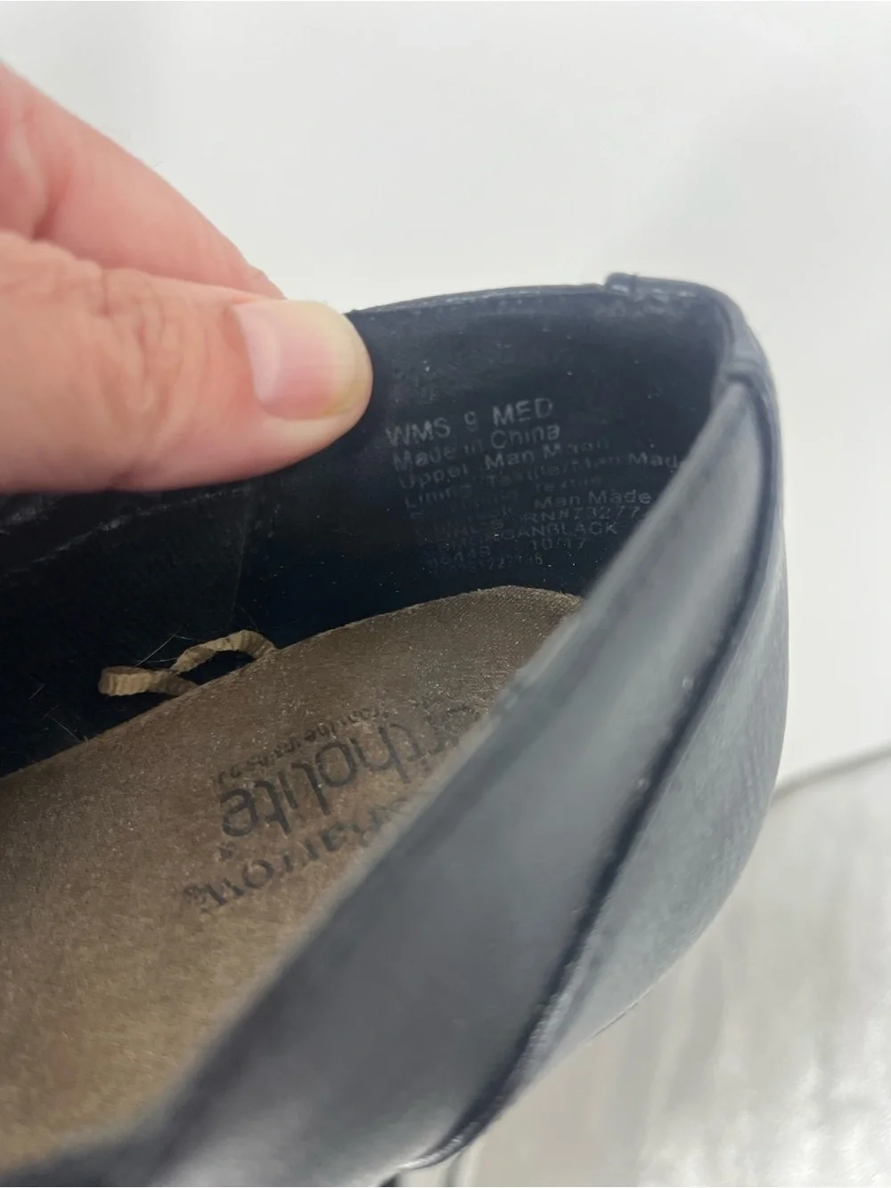 croft & barrow Black Slip-On Leather Loafers